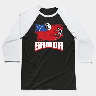 Rugby Samoa Baseball T-Shirt